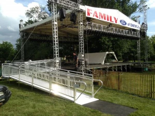 rental wheelchair ramp for concert in Connecticut