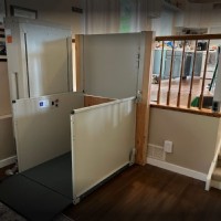 wheelchair platform lift installed in Loveland CO home by Lifeway Mobility