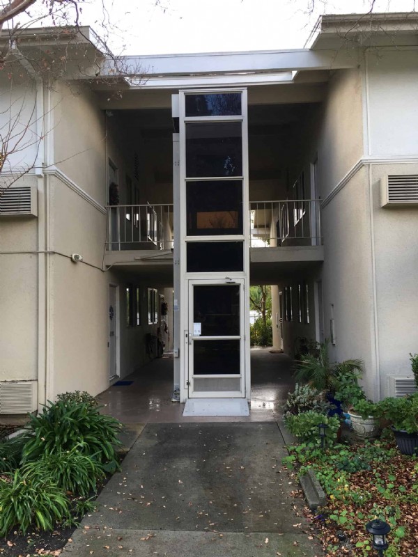 Savaria V1504 enclosed wheelchair lift installed in Los Angeles CA by Lifeway Mobility
