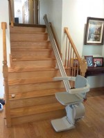 New Bruno Elan 3050 stairlift installed in Mount Prospect by Lifeway Mobility
