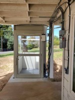 enclosed wheelchair lift installed for home access in Los Angeles